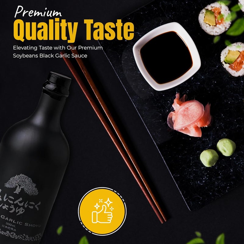 Haku Black Garlic Shoyu (500 ml) - Image 5